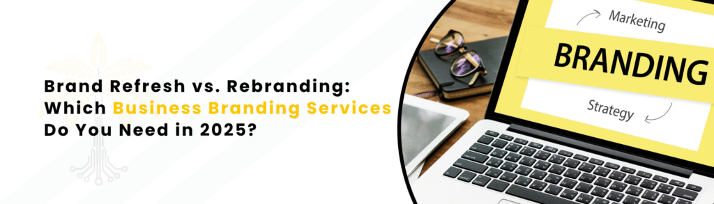 Brand Refresh vs. Rebranding: Which Business Branding Services Do You Need in 2025?